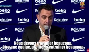 Xavi dévoile son plan pour redorer le blason du FC Barcelone