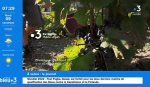 09/11/2021 - Le 6/9 de France Bleu Drôme Ardèche en vidéo