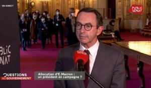 Allocution d’Emmanuel Macron : « Il a pris les Français pour des imbéciles », tacle Bruno Retailleau