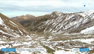 Puy-de-Dôme : les premières neiges font leur apparition dans le massif du Sancy
