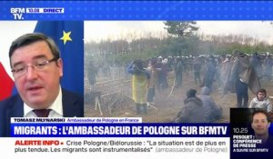 L'ambassadeur de Pologne en France réagit sur BFMTV à la crise migratoire à la frontière biélorusse
