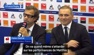 XV de France - Galthié : "Lebel a gagné son maillot"