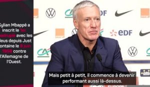 Bleus - Deschamps : “Mbappé a pu étaler toute sa classe et son efficacité”