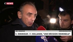 Hostilités entre Eric Zemmour et François Hollande