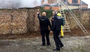 Incendie dans une maison rue Orban à Andenne