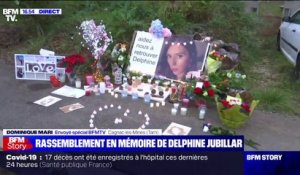 Un rassemblement organisé à Cagnac-les-Mines, dans le Tarn, en hommage à Delphine Jubillar