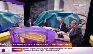 L’info éco/conso du jour d’Emmanuel Lechypre : Baisse de la vente de masques cette année en France - 16/11