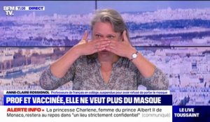 Vaccinée, cette professeure explique sur BFMTV pourquoi elle refuse de porter le masque en classe