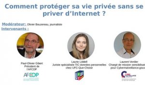 Conférence en ligne « Protéger sa vie privée sans se priver d'Internet »