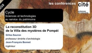La reconstitution 3D de la Villa des mystères de Pompéi