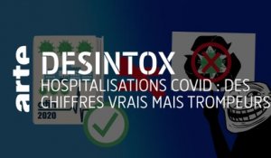 Hospitalisations Covid : des chiffres vrais mais trompeurs | Désintox | ARTE