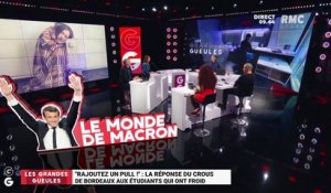 Le monde de Macron: "Rajoutez un pull", la réponse du Crous de Bordeaux aux étudiants qui ont froid - 19/11