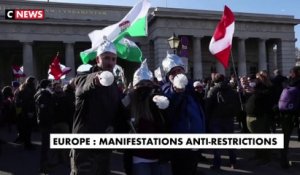 Europe : manifestations anti-restrictions