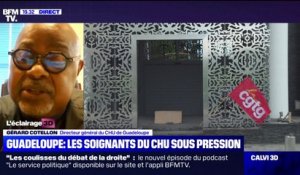 Gérard Cotellon (CHU de Guadeloupe): "La situation est préoccupante pour les patients qui n'arrivent pas à atteindre l'hôpital" à cause des barrages