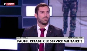 Julien Odoul : «Michel Barnier a fait partie d'un gouvernement qui suspendu service militaire»