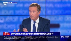 Covid-19: pour Nicolas Dupont-Aignan, "c'est une hérésie de faire payer les tests"