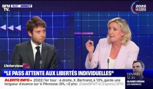 Covid-19: Marine Le Pen dénoncent des mesures "inutiles et qui attentent à nos libertés individuelles"