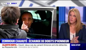 Éric Zemmour échange un doigt d'honneur avec une passante à Marseille