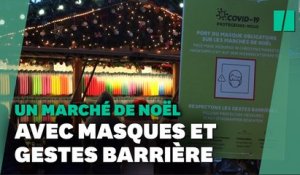 Le marché de Noël de Strasbourg, le plus grand de France, a ouvert