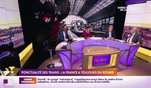 L’info éco/conso du jour d’Emmanuel Lechypre : Ponctualité des trains, la France toujours en retard - 01/12