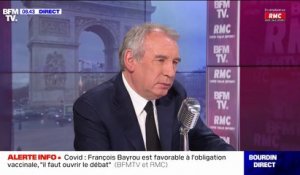 François Bayrou: "L'hypothèse selon laquelle on se trouverait devant un risque extrémiste en France, je la récuse, je veux me battre contre"