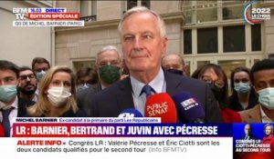 Congrès LR: Michel Barnier "pense que Valérie Pécresse est la mieux préparée" pour remporter l'élection présidentielle