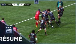 PRO D2 - Résumé Oyonnax Rugby-Stade Aurillacois: 32-15 - J13 - Saison 2021/2022
