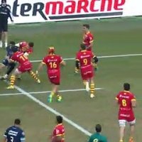 TOP 14 - Essai de Vincent RATTEZ (MHR) - Montpellier HR - USA Perpignan - J12 - Saison 2021/2022