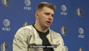 Mavericks - Doncic : "Il faut rester soudé"