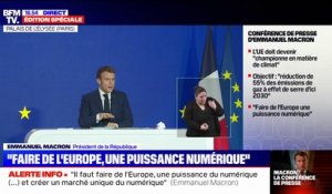 Taxation des géants du numérique: "D'ici au printemps, nous aurons passé [les textes] dans les conseils compétents", annonce Emmanuel Macron