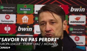 La réaction de N. Kovac après le nul contre Sturm Graz (1-1) - Europa League