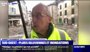 Robert Casadebaig, maire de Laruns (Pyrénées-Atlantiques): "Nous avons des rues sinistrées, des habitations sinistrées"