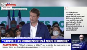 Yannick Jadot "appelle tous les progressistes et les humanistes à (le) rejoindre"