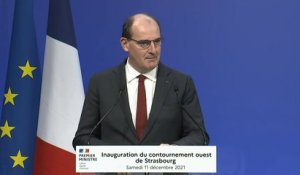 Inauguration du contournement Ouest de Strasbourg :  discours de Jean Castex