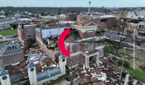 Une tornade meurtrière surpuissante a défiguré la ville de Mayfield, dans le Kentucky