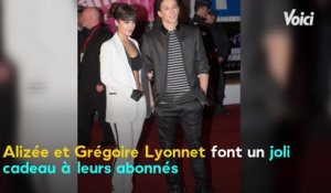 VOICI : Alizée et Grégoire Lyonnet : ce joli cadeau à leurs abonnés pour l'anniversaire de leur rencontre