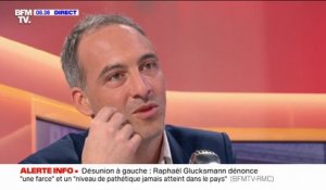 Désunion de la gauche: Raphaël Glucksmann dit avoir "honte" et "être en colère"