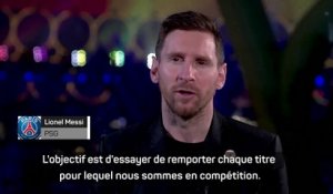 Messi : “L’objectif est de gagner la Ligue des champions”