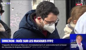 Variant Omicron: les Français se ruent sur les masques FFP2