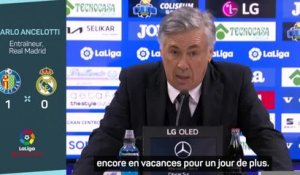 20e j. - Ancelotti : “L’équipe était encore en vacances”