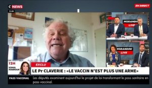 EXCLU - Le Pr Jean-Michel Claverie provoque une violente polémique en direct dans "Morandini Live" en affirmant que "le vaccin est une escroquerie et que la 3e dose ne sert à rien" - VIDEO