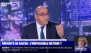 Laurent Nuñez sur le rapatriement des enfants français de Daesh: "Chaque fois qu'on le peut, on mène ce type d'opérations"