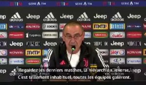 36e j. - Sarri : "La saison la plus difficile de l'histoire du football italien"