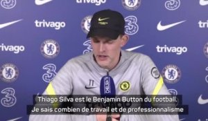 Chelsea - Tuchel heureux de la prolongation de contrat de Thiago Silva, "le Benjamin Button du football"