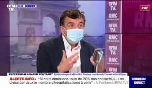 Le pic de contaminations arrivera "autour de la mi-janvier" à l'échelle nationale selon le Pr Arnaud Fontanet