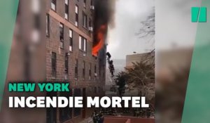 À New York, l'incendie d'un immeuble fait au moins 19 morts