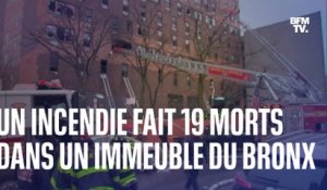 États-Unis: au moins 19 personnes sont mortes dans l'incendie d'un immeuble du Bronx ce dimanche