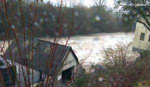 Inondations spectaculaires dans le sud-ouest de la France