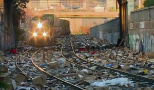 Los Angeles : des trains de marchandises pillés, des milliers de colis envolés