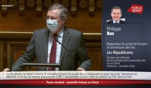 Passe vaccinal : Philippe Bas annonce un contrôle parlementaire « dès la semaine prochaine »